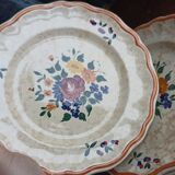 5 flat earthenware plates from Longchamp - Mistral