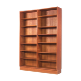 Bibliothèque de Poul Hundevad pour Hundevad & Co., teck, Danemark vers 1960