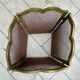 Vintage brass fireplace screen