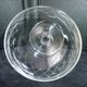 Set of 6 vintage champagne glasses in Cristallin Decoration of crosses