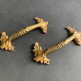 Antique Art Nouveau bronze furniture handle, 1900