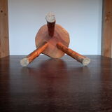 Brutalist wooden stool 60/70