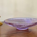 The lilac molded glass compote bowl.