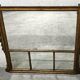 Wood and stucco fireplace mirror, late 19th-early 20th century