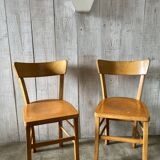 Set of 4 mismatched bistro chairs