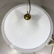 Large white glass hanging lamp by Vistosi, Italy