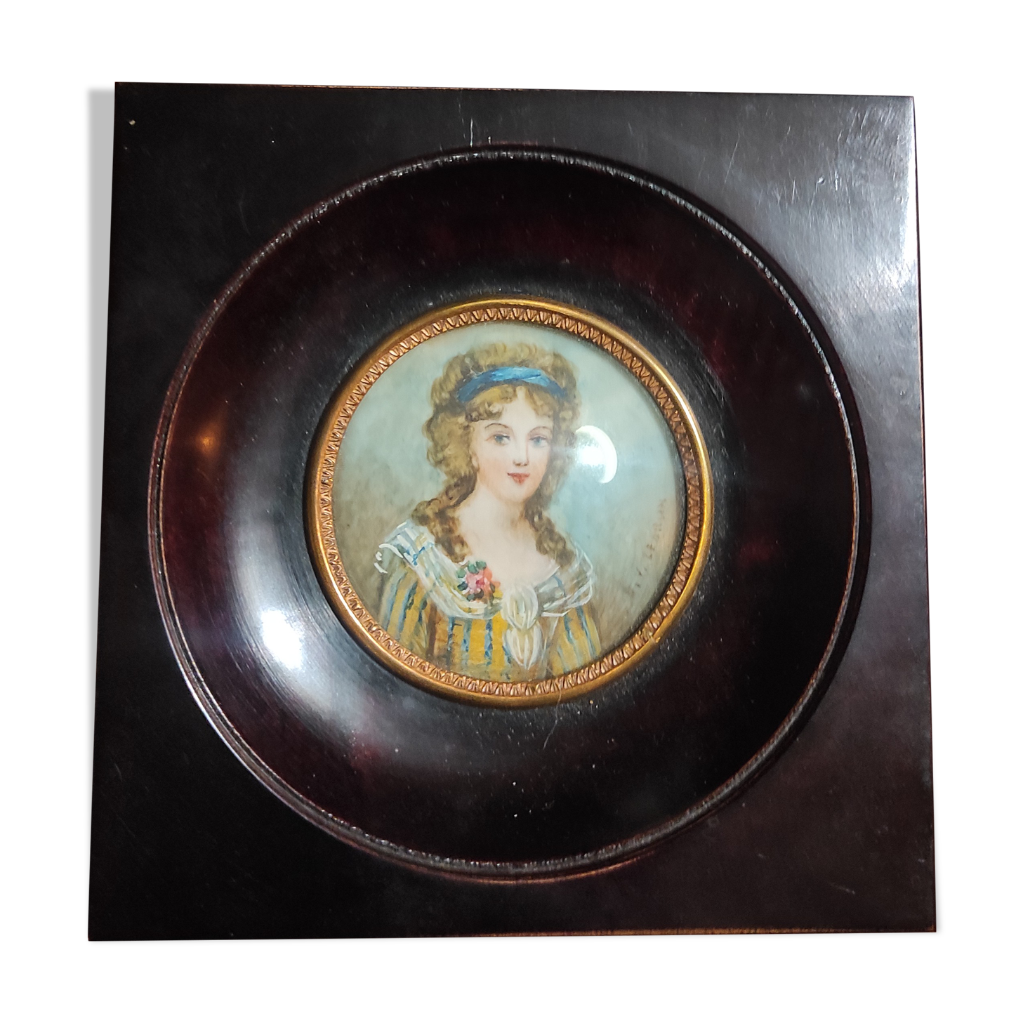 Miniature portrait marie Thérèse de France