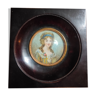 Miniature portrait marie Thérèse de France