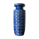 Vase bleu scheurich prisma h30 cm