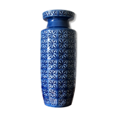 Blue vase Scheurich Prisma H 30 cm