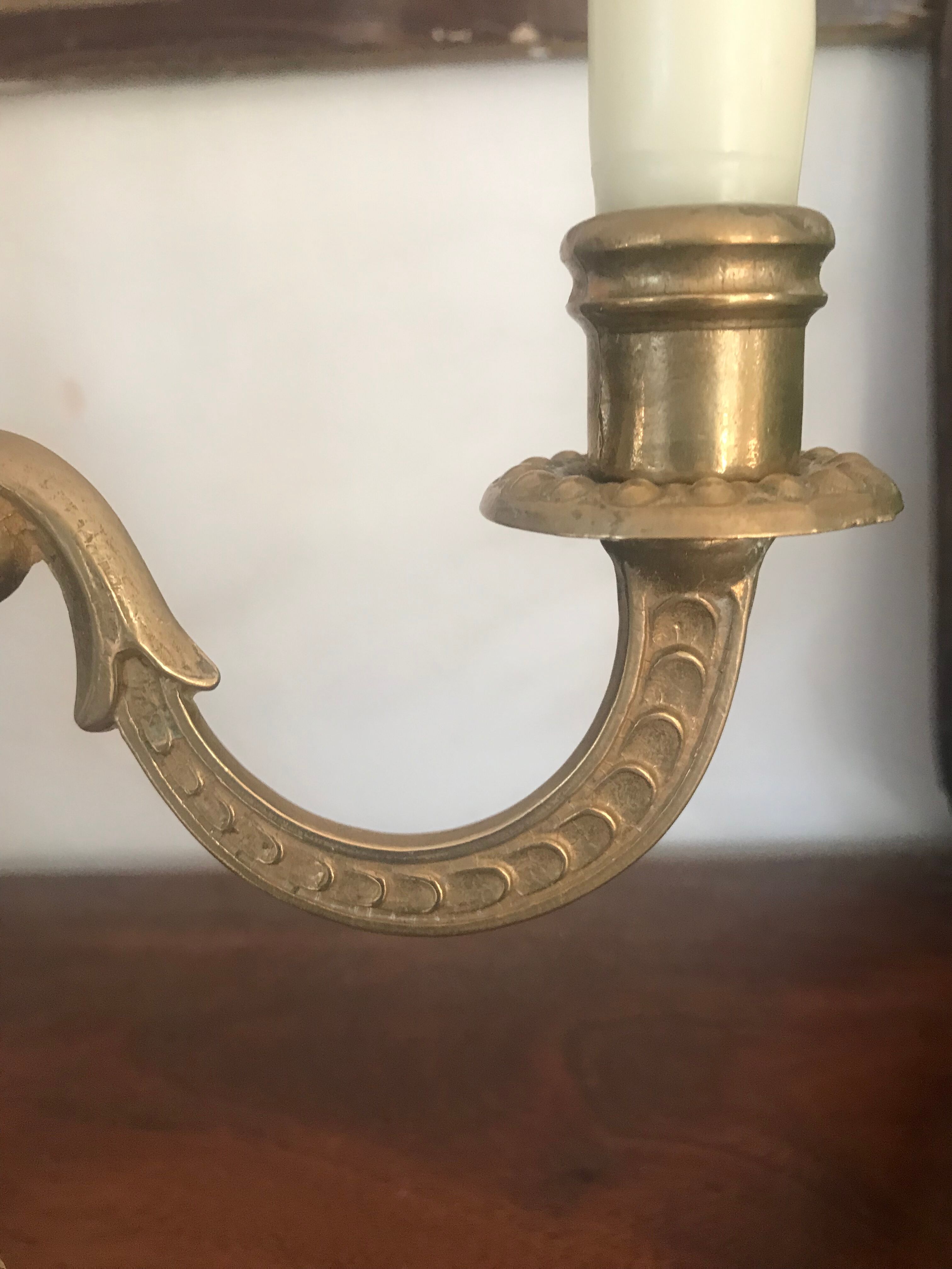 Solid brass chandelier