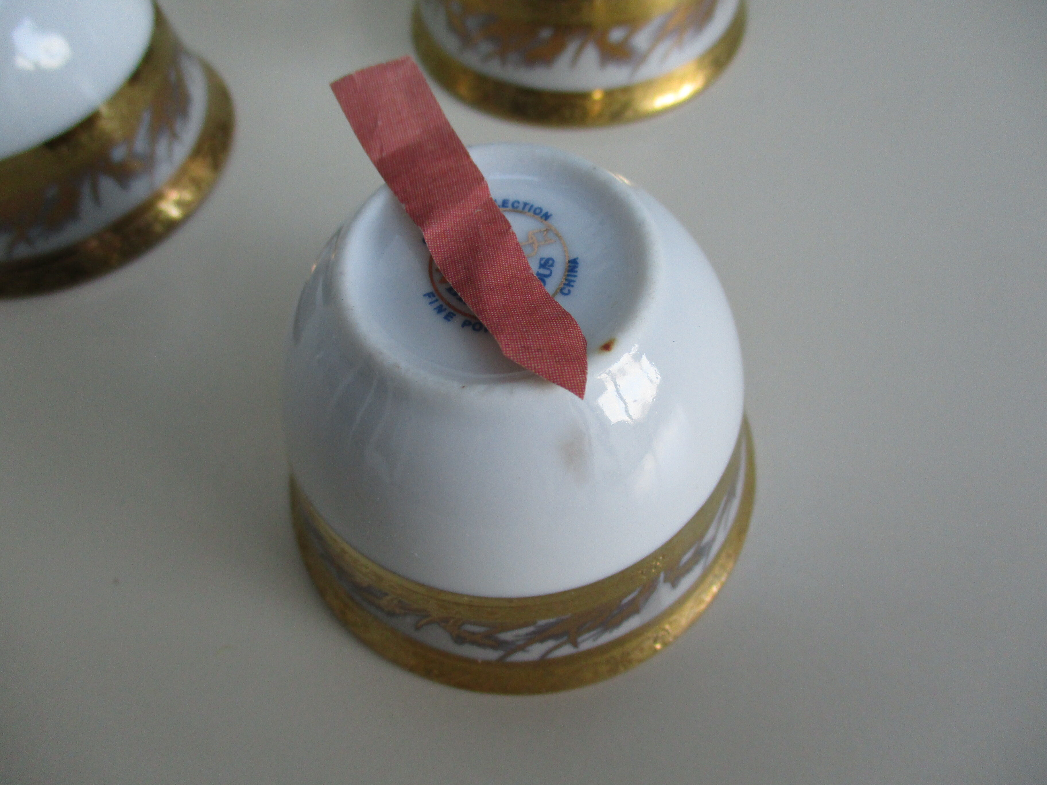 4 mini china bowls china bin gobous gold collection