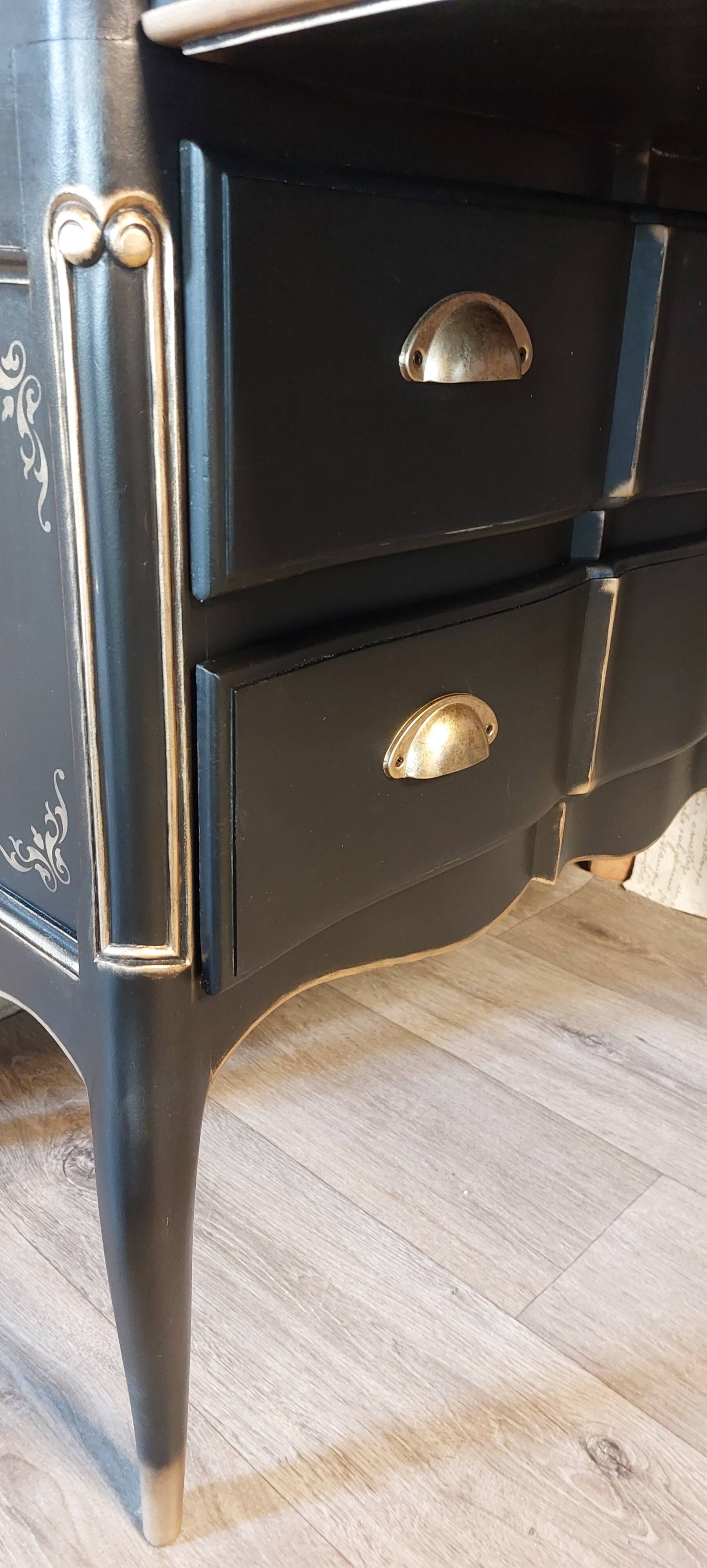 Vintage Writer's Secretary - Chic Louis XV Desk, Elegant, Refined and Luxurious Braroque