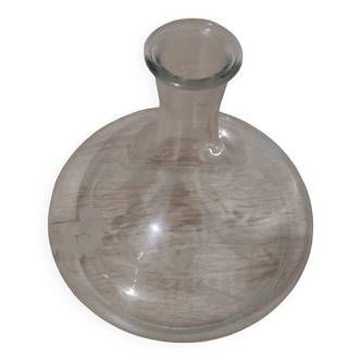 Carafe à vin en verre transparent