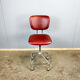 Swivel chair, chrome frame and faux leather, 1960s