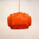 Space age cocoon pendant lamp*** Ilka Plast Waldrode *** German design