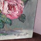 Tableau  bouquet de roses
