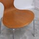 1st edition set of 4 'Lily' chairs in oak by Arne Jacobsen for Fritz Hansen, 1969