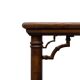 Pair Chinese Chippendale Faux Bamboo side or Sofa Tables 1970s