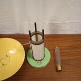 Small Art Deco mushroom lamp in lacquered metal