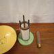 Small Art Deco mushroom lamp in lacquered metal