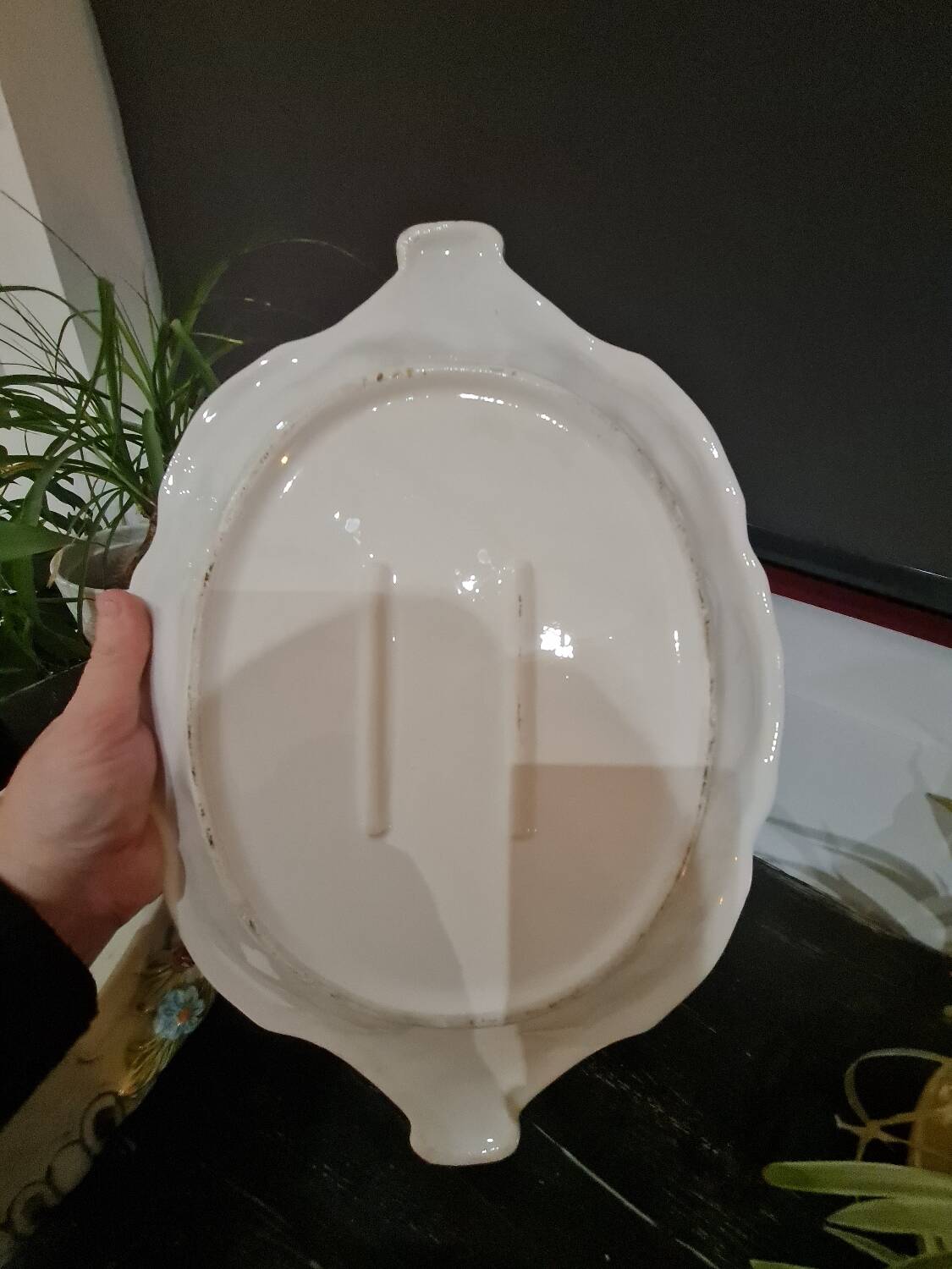 Soup tureen with tray