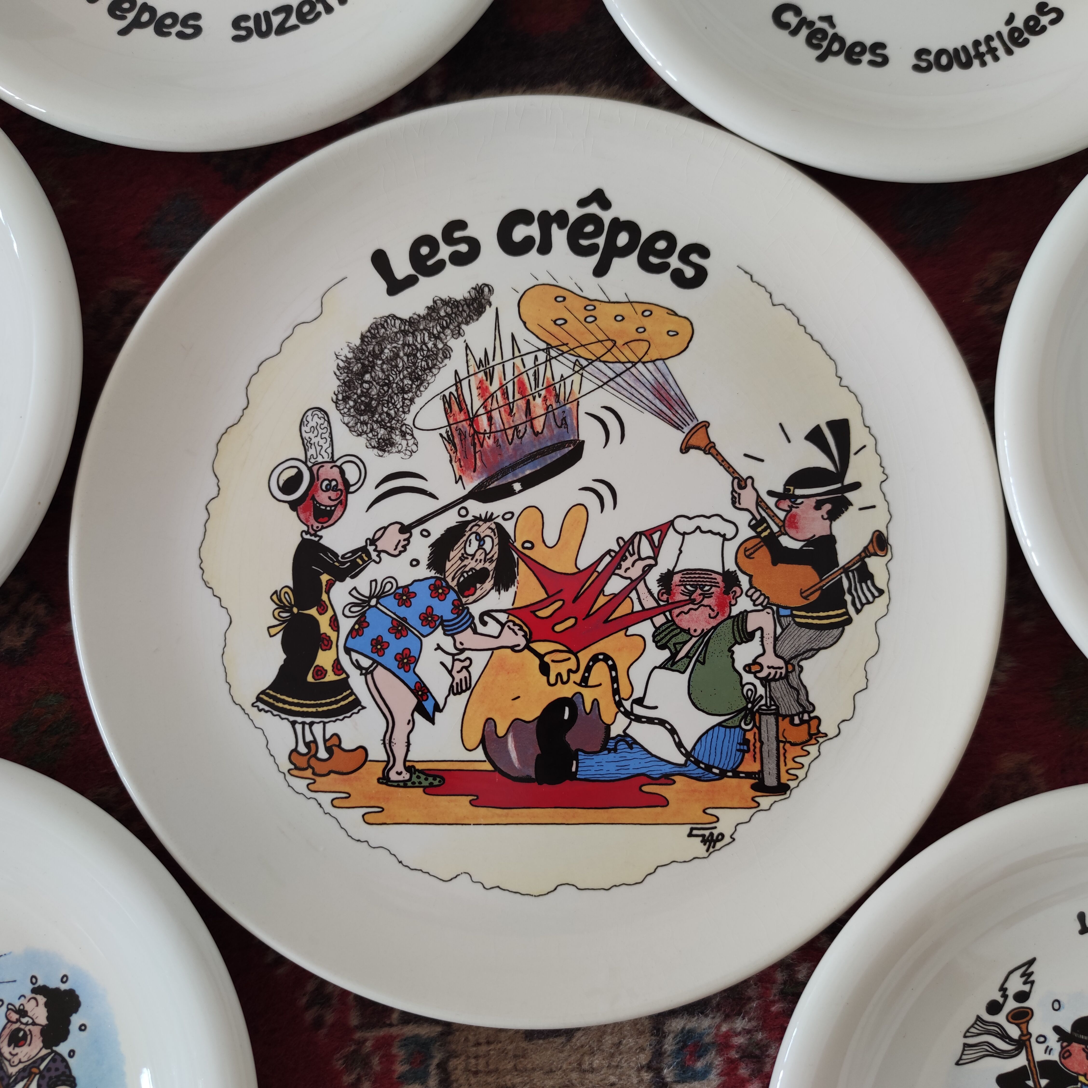 Dish Pancake plates décor Humorous