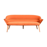 Vintage Sofa, 1960s, Russet Velvet