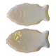 two Revol fish dishes