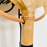 Uchiwa III bamboo wall lamp by Ingo Maurer for Design M