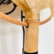 Uchiwa III bamboo wall lamp by Ingo Maurer for Design M