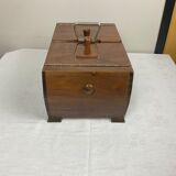 Antique wooden sewing box