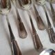 12 Large Silver-Plated Metal Spoons Boulenger Table Cutlery