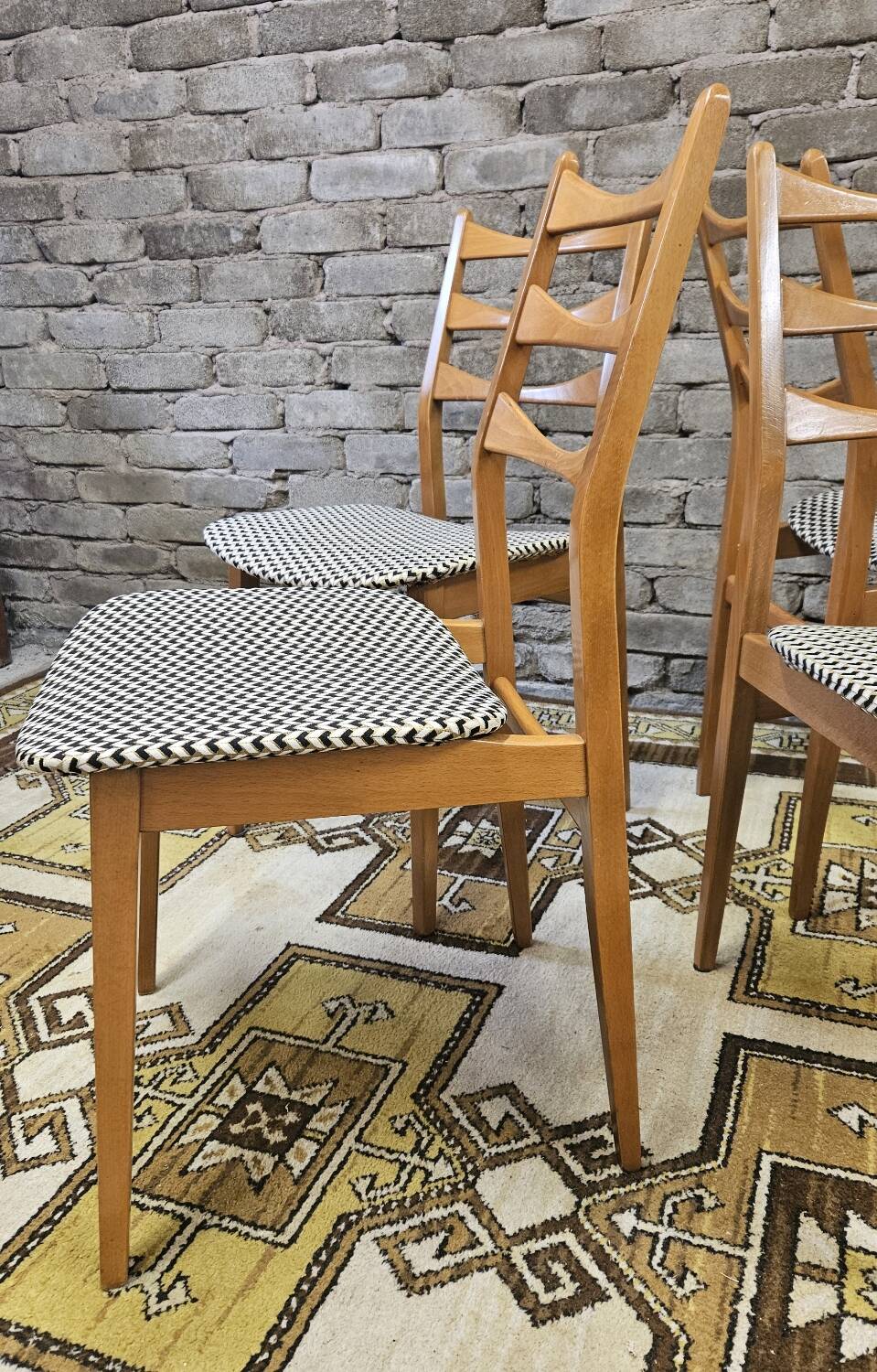 Set de 4 chaises scandinaves par Bähre Mignon Möbel 1960