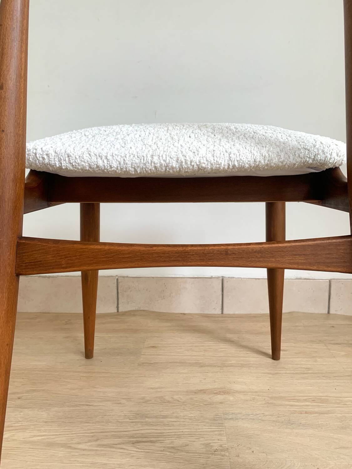 Series of 4 Scandinavian chairs from the 60s