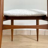 Series of 4 Scandinavian chairs from the 60s