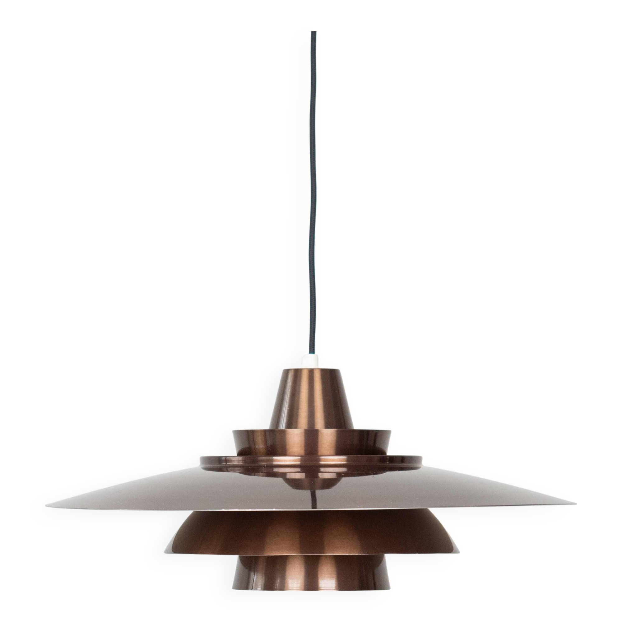 Danish vintage pendant lamp Superlight by David Mogensen, 1980s