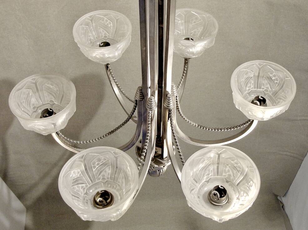 1930 chandelier with 6 lights