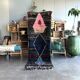 Large berber boucherouite hallway rug
