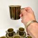 Vintage ceramic coffee cups Kosmos Arabia
