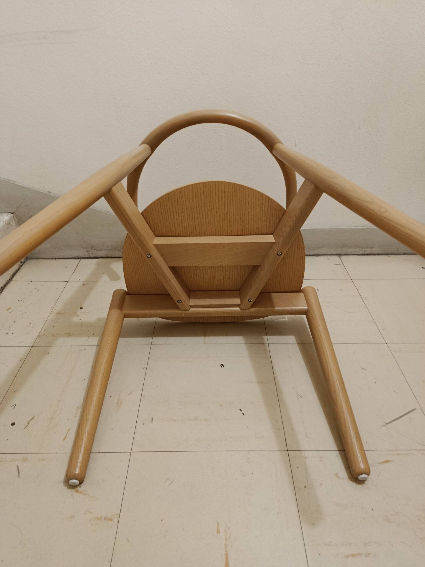 Solid wood design chair