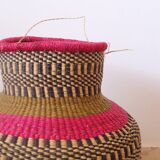 Colorful Bolga Basket African Decorative Basket