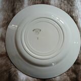 6 mismatched antique flat plates