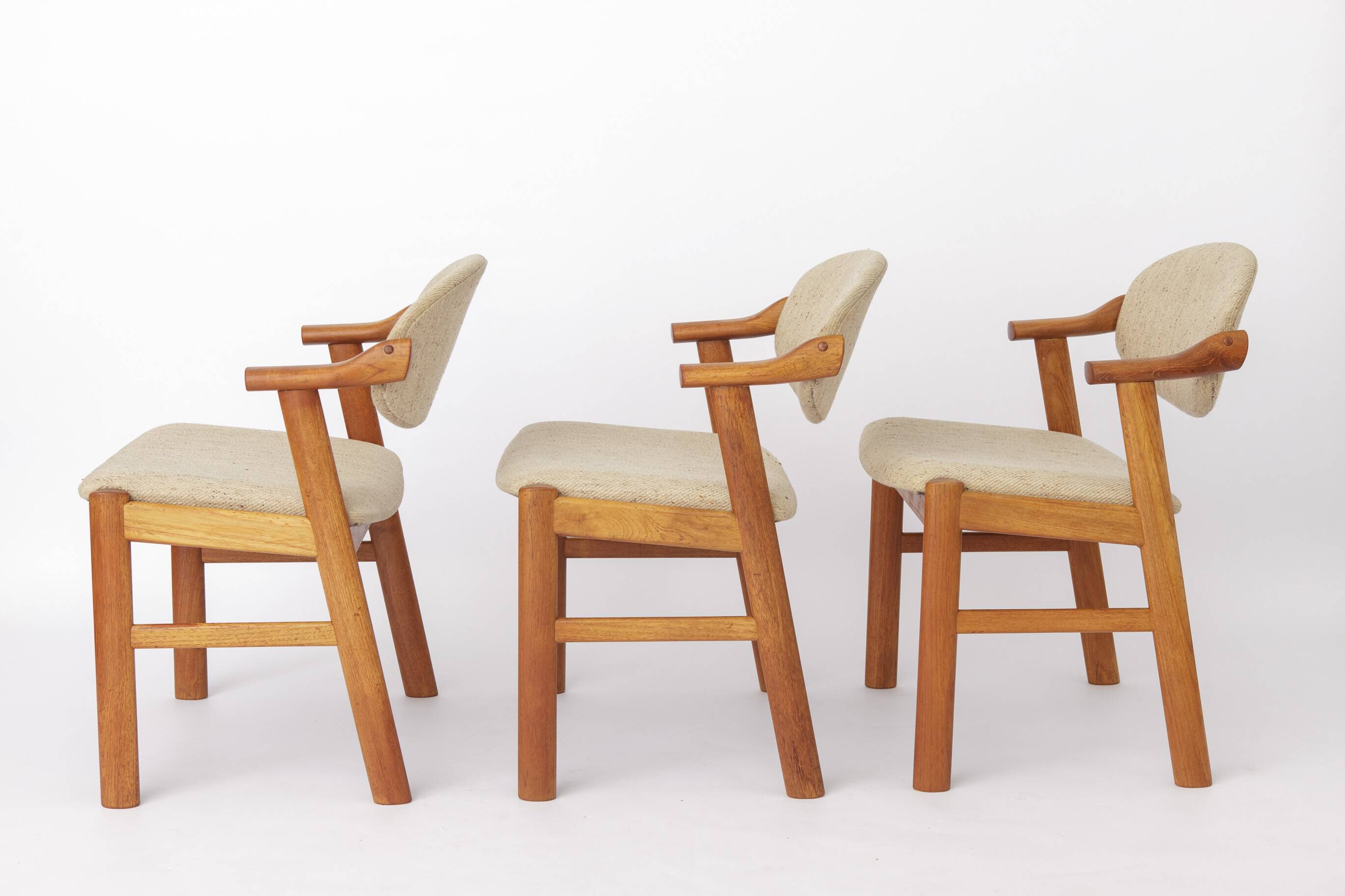 Set of 4 Danish Teak Dining Chairs by Schou Andersen Møbelfabrik, 1970s