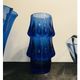 Blue Art Glass Vases By Jiri Brabec For Sklo Union Rosice   1970 S