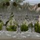 6 crystal water glasses from ARQUES. POMPADOUR model.