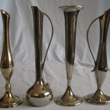 Silver metal soliflores