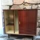 Doll cabinet 50s formica and varnished wood