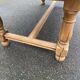 Renovated farmhouse dining table in solid oak 210cm 19th century