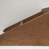 Shelf solid oak patinated years 50-60 years